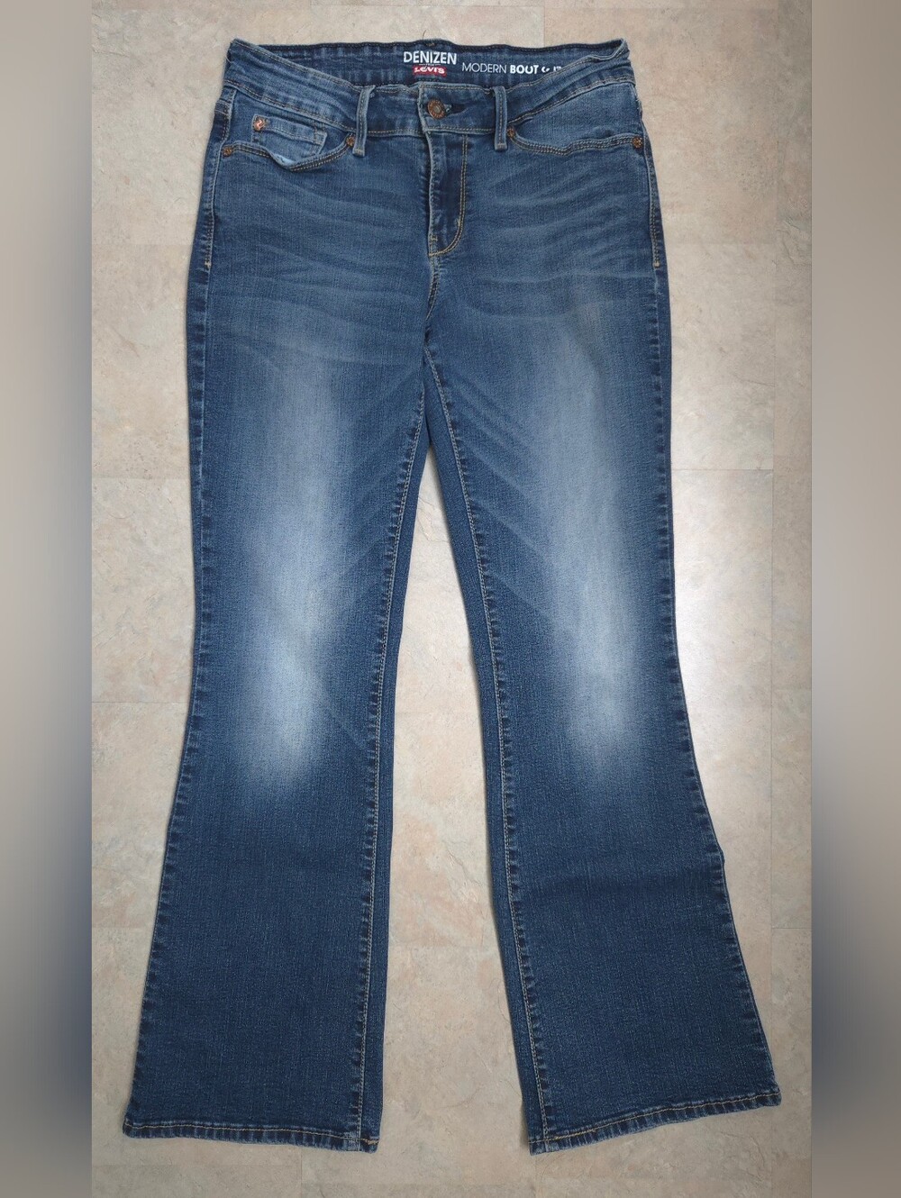 Levi's Vintage Denizen Modern Bootcut Women's Blue Flare Jeans Y2K W27 L30